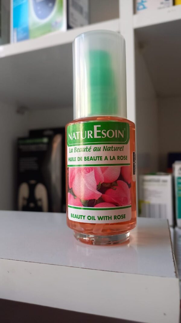 huile de beauté de la rose