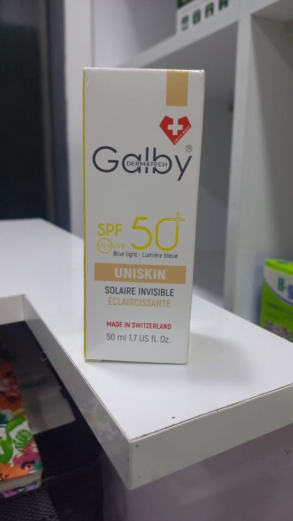 galby uniskin ecran solaire spf50+ inv