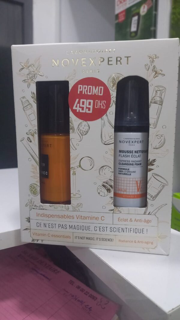 novexpert pack booster vit c+mini mousse